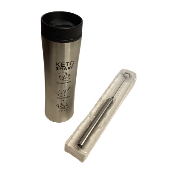 Keto Diet Starter Kit 2 CDs Immersion Blender & Thermos - Picture 2 of 16